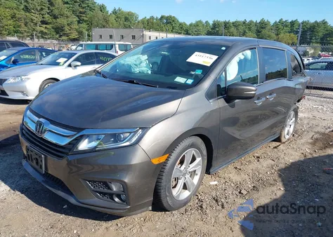 2020 Honda Odyssey Ex-L/Ex-L W/Navi Res z USA, uszkodzony, nr VIN 5FNRL6H77LB003874